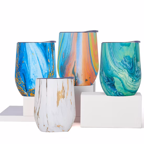 OEM 12oz U Shape Swig Stainless Steel Thermo Insulated Vacuum Egg Cup